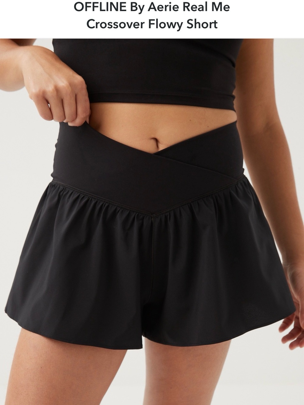 OFFLINE By Aerie Real Me Crossover Flowy Short